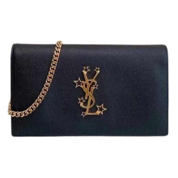YSL Stars Monogram Wallet on Chain - Picture 7 of 8
